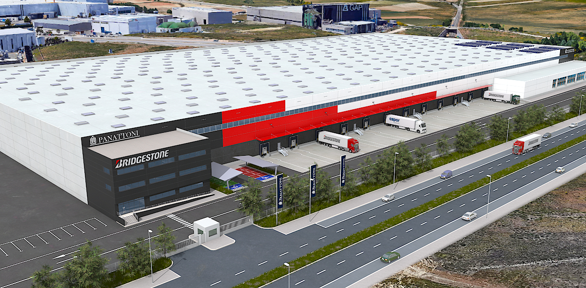 Bridgestone y Panattoni desarrollan una nueva instalación logística de 43.000 m2 en Burgos