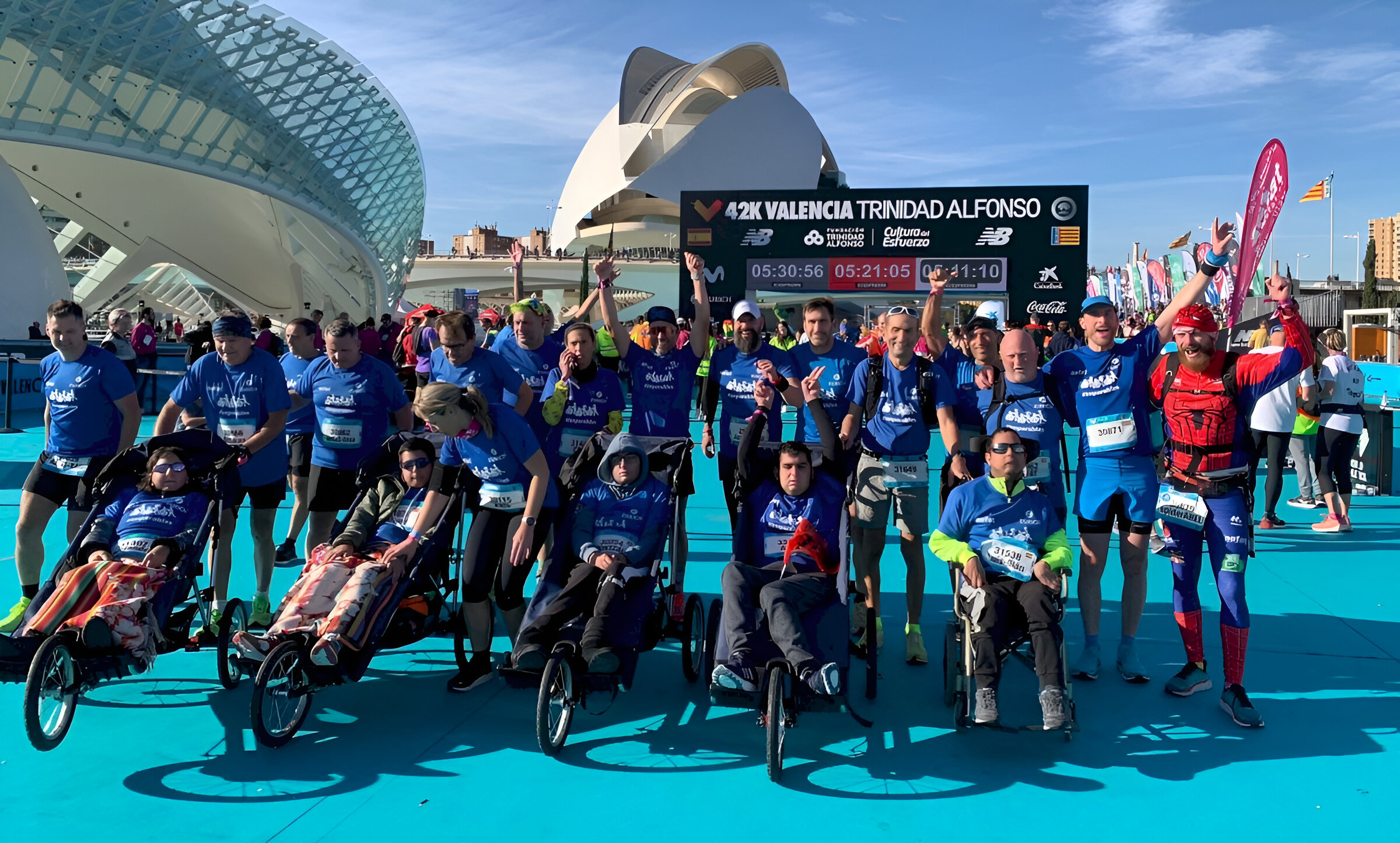 Javier López completa el Maratón Valencia a favor de los pacientes con ataxia telangiectasia